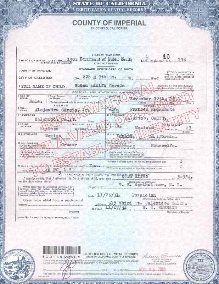 Birth Certificates Ventura County California Free Online | jainduddiut